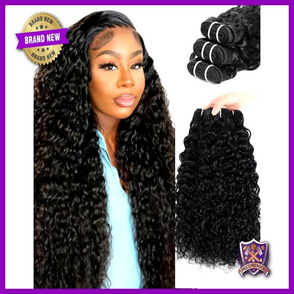 Water Wave Human Hair Bundles 18-22 Inch Wet Wavy Raw Hair Extensions main image 6